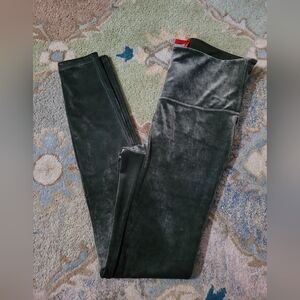 Womens Velour Spanx Leggings